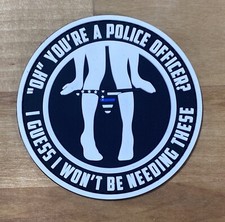 Panty dropper Police Officer  PVC Hook and Loop Patch picture