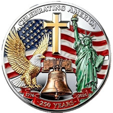 Celebrating America 250 Years Of Freedom 1776-2026 United States Of America Coin picture