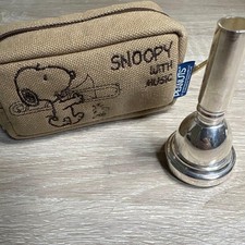 Vincent Bach 5G Trombone Mouthpiece with Snoopy Music Pouch Cleaned picture