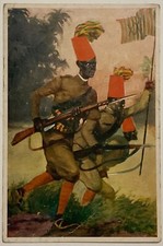 AFRICA CAMPAIGNS POSTCARD XXIITH INDIGENOUS BATTALION OF ERITREA picture