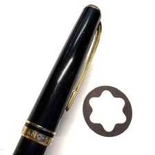 Excellent MONTBLANC Generation Black Gold Ballpoint Pen Vintage picture