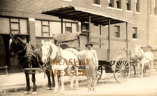 C.1910 RPPC KANSAS CITY MO BLACK MAN BEER DELIVERY HAUL WAGON PHOTO Postcard P46 picture