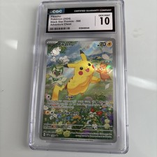 Pikachu 2024 Pokémon Black Star Promos #088 Adventure Chest Promo CGC 10 picture