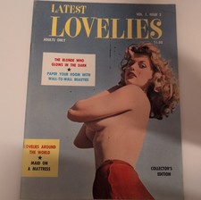 Vintage  1963 Vol 1 #2  Latest Lovelies Pinup Naughty Risque Magazine Collectors picture