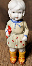 Stunning Vintage Bisque Penny Doll Frozen Charlotte Made in Japan C137 Figurine picture