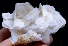 44.0g New Find Natural Rare White Ladder-Like Calcite & Crystal Mineral Specimen picture