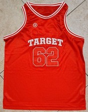 Target Bullseye #62 Basketball Jersey S/M Red Employee Team Member Mesh picture