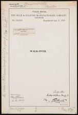 Photo:1897 Hale & Kilburn Walk-Over Car Seats Trademark Registration picture