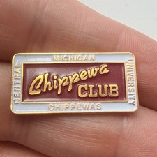 Central Michigan University Chippewa Club Lapel Pin Enamel Athletics Fund CMU picture