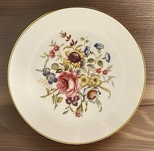 VTG 1982 Royal Worcester Bournemouth Avon Plate Floral Flower Trinket Tray Dish picture