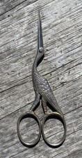 Old Vintage Antique NEW YORK SHEAR CO. GERMANY Embroidery Scissors Sewing Shears picture