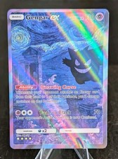 Gengar EX Non TCG Pokemon Custom Holo Trading Card See Photos picture