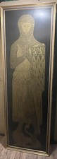 sir robert de bures brass rubbing print picture