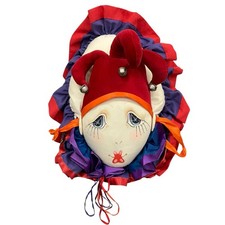 VTG House That Tilly Built Harlequin Jester Soft Sculpture ClownCore New Orleans picture