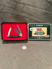 Schrade USA 34OT Old Timer Stockman 100th Anniversary 1904-2004 Knife & Tin picture