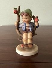 Vintage Goebel Hummel 'Apple Tree Boy' #142 3/0 W. Germany TMK-3 picture