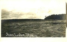 ANN LAKE, MINNESOTA, RPPC c 1915, VINTAGE POSTCARD picture