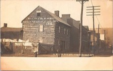 RPPC Cumberland MD Building from 1791 - Post Office early 1900s Street Scene picture