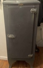 Vintage Brooklyn 1940’s General Motors Metal Refrigerator  picture