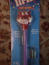 New In Box M&M Devil Boo Beams Glow Wand Halloween 1999 Vintage Trendmasters picture