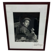 Origianl World War II photograph vintage portrait framed signed historical picture