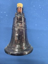 Vintage Amethyst Wheaton Liberty Bell Glass Bottle picture