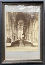 Antique Nuremberg St Sebaldus Church Interior Photograph Gothic Germany picture