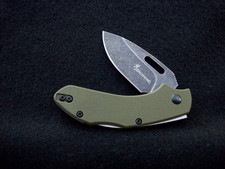 Browning Olive Drab Green Small Hidden Hollow Pocket Knife picture