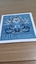 Vintage Bergquist Imports Velkommen Ceramic Tile picture