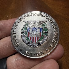 Society Of American Military Engineers Rocky Mountain Region Challenge Coin picture
