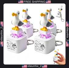 Dumwick Seagull Mine Sound Button Keychain Rechargeable Fidget Toy picture