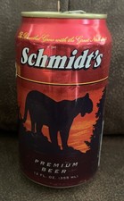 Schmidt's Premium Beer Mountain Lion Aluminum Beer Can G Heileman picture