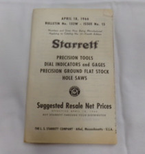Starrett Precision Tools Bulletin Catalog April 1966 Precision Tools-Gages-More picture