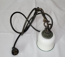 -VINTAGE- Industrial Style (Porcelain) Hanging ceiling pendant light lamp picture