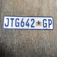 South Africa License Plate Gauteng African Tag # JTG 642 GP 🇿🇦 Numbers Plate picture