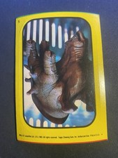 1983 Topps Star Wars Return of the Jedi Ree Yees Yellow Sticker #5 (c) picture