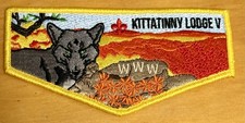 Kittatinny Lodge 5 OA Flap Hawk Mountain Council picture