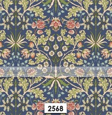(2568) TWO Paper LUNCHEON Decoupage Art Craft Napkins - FLORAL PATTERN DESIGN picture