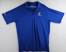 BSA LPC Louisiana Purchase Council Boy Scout Golf Logo Mens 2XL Blue Polo Shirt picture