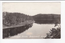 Mississippi River Brainerd Minnesota RPPC picture