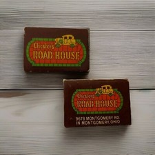 Chester’s Road House Matchbook Matches Box Montgomery, Ohio Restaurant picture