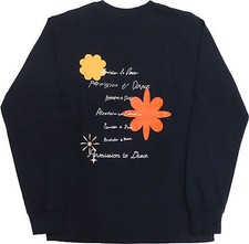BTS Long Sleeve T-Shirt Icon Navy L 'PERMISSION TO DANCE ON STAGE' Japan picture