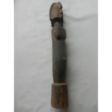 Mossi Biiga Figure – Burkina Faso, Carved Wood, Large Scale (102 cm) picture