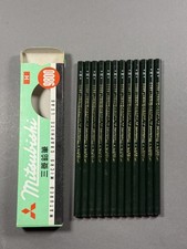 12 Japanese Vintage Pencil Mitsubishi 9800 H NOS picture