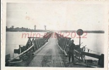 Photo, Pi.Btl. Holzminden, Weser exercise, view of Pioneer Bridge, 1937, 5026... picture
