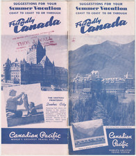 1941 Canadian Pacific Railway Vacation Princess Line Travel Brochure Thomas Wall picture