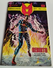 Miracleman #1 Rebirth - Eclipse 1985   Alan Moore  Garry Leach NM picture