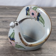 Tonal Pottery Bird Planter Bowl Mexico Ken Edwards El Palomar Folk Art Large  picture