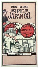 Vintage Sipes Japan Oil Paint Booklet Pittsburgh PA Advertising Ephemera 1910s picture