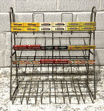 VINTAGE BEECH - NUT & WRIGLEYS CHEWING GUM COUNTER TOP STORE DISPLAY RACK (18A) picture